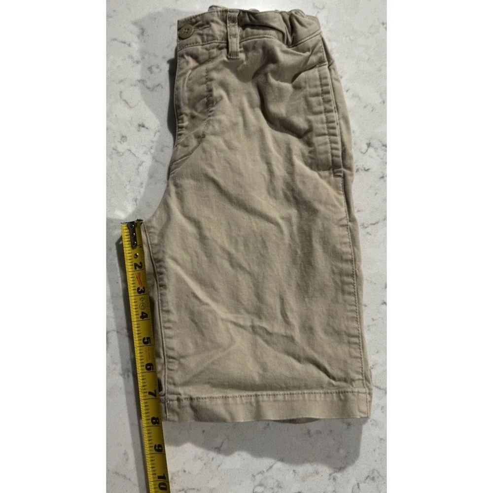 Gap Kids Shorts Boys‎ 10 Khaki Flat Front Cotton Stretch Uniform Comfort Casual